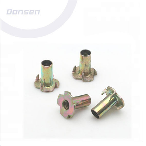 OEM/ODM Factory Hex Bolts -
 Supply ODM Cold Forged Carbon Steel 4 Prongs Tee Nut – Donsen