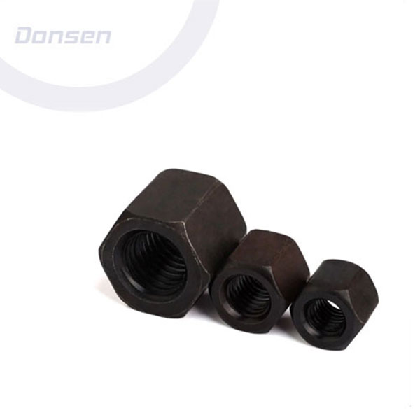 Factory made hot-sale Through Bolts - Hexagon Nuts (Height=1.5xD)Black – Donsen