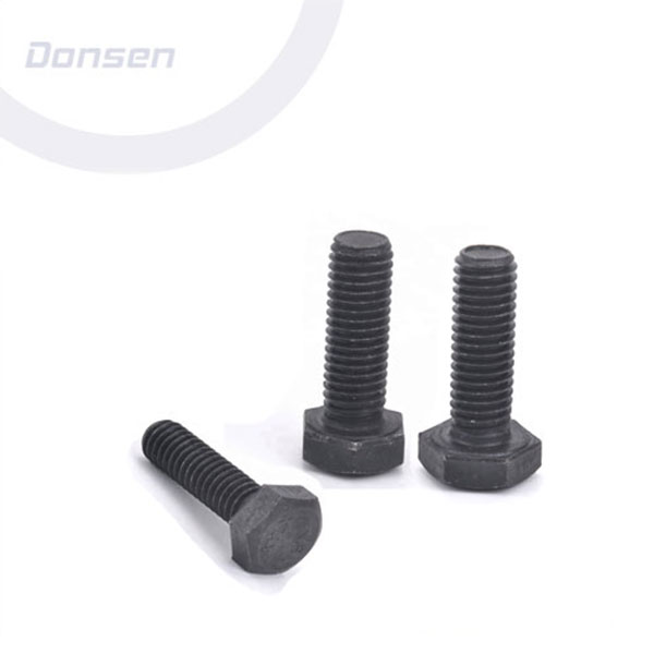 2017 High quality Brass Bolts -
 Hexagon Head Setscrews (Din961) Black – Donsen