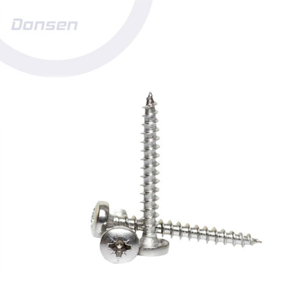 Hot New Products Brass Wood Screw -
 Chipboard Screw-Pan Head Single Thread – Donsen