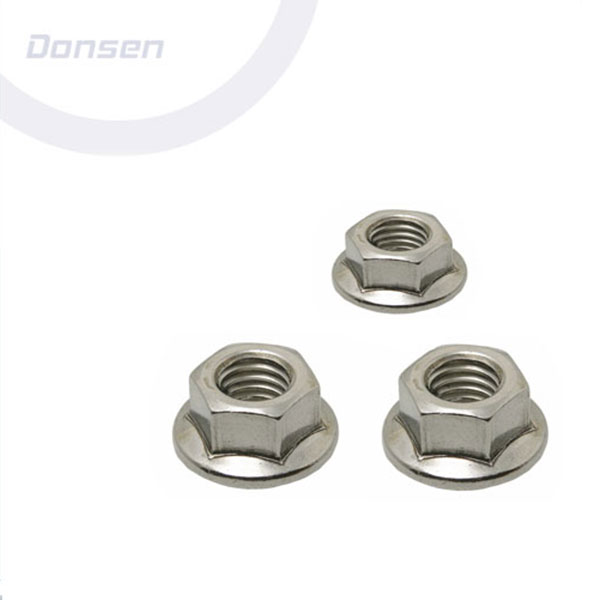 Excellent quality Spring Lock Washers -
 Hexagon Flange Nut (Din6923) PlainSerrated – Donsen