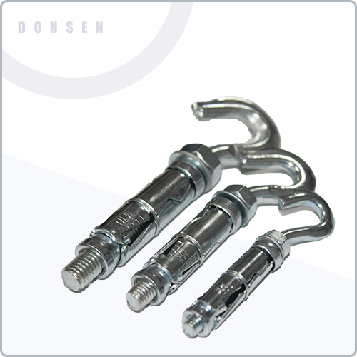 China New ProductLong Nuts -
 OEM Customized J Type Hook Eye Bolt With Nuts Bolt Zinc Plated With – Donsen