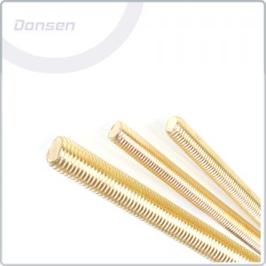 Manufacturer for Brass Machine Screw - Cheap Price Directly Sale Din975 Galvanized Steel Threaded Rod Zinc Plated Allthread Rod – Donsen